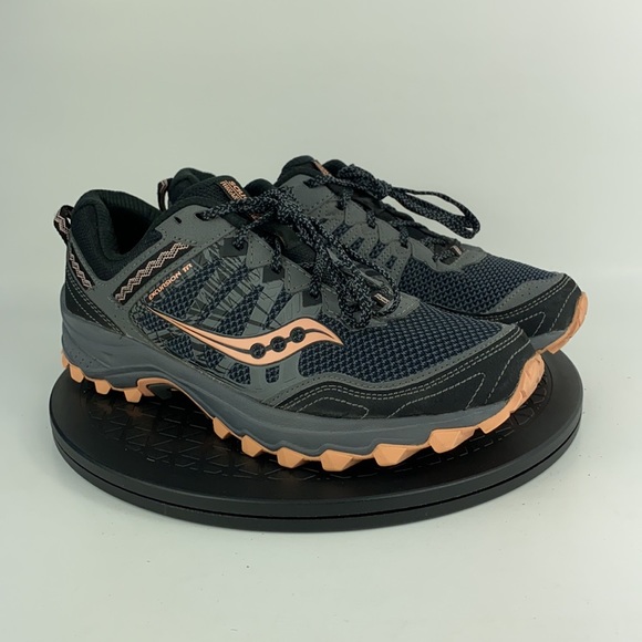 Sauçons Excursion TR 11 Gray Trail Running Shoes  S10452-2 Women's Size 9.5 - Picture 4 of 13